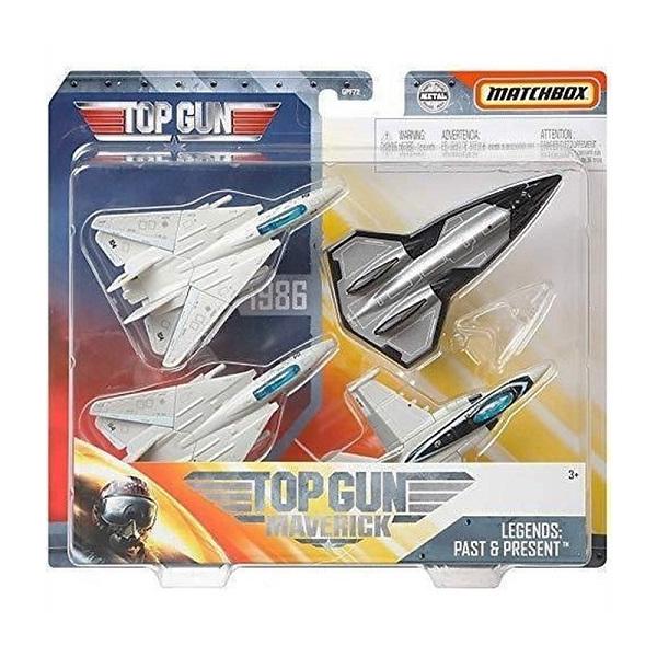 【TOP GUN Maverick】 トップガン マーベリック MATCHBOX レジェンド４機セット ダイキャストモデル/メタル/おもちゃ/プレゼント/クリスマス