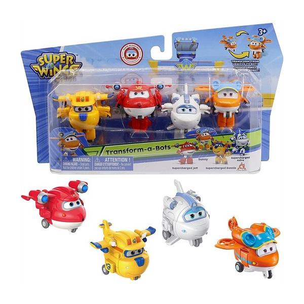 Super Wings スーパーウィングス トランスフォーム フィギュア 4