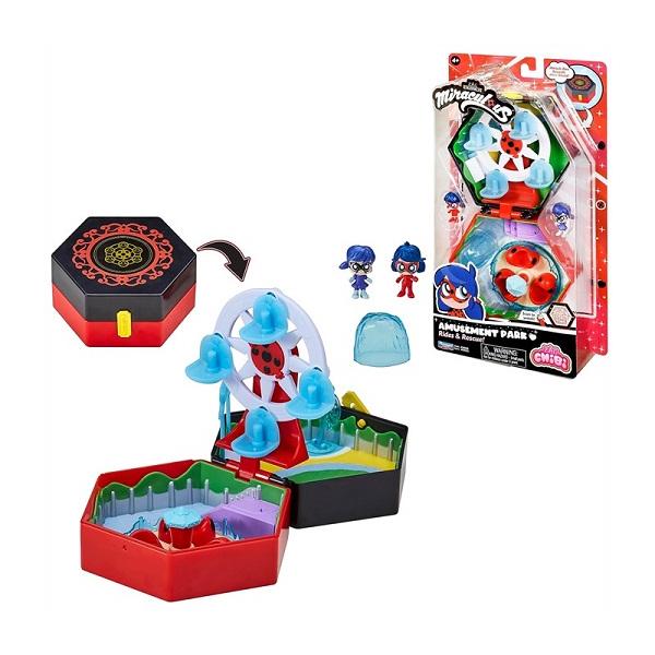 Miraculous ミラキュラス チビ ちびっこ遊園地 乗り物＆レスキュー ミラクルボックス プレイセット/マスター・フーのミラクル・ボックス/chibi/キャラクター/