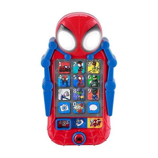 Disney ディズニー【Spidey スパイディ】 スパイダーマン おもちゃのスマートフォンスパイディ・キッズフォン 75曲以上の歌と効果音が内蔵されています。3つのプレイモードには、子供のための様々な教育的なゲームが含まれていますドライ...