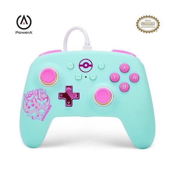 【Nintendo Switch】 ニンテンドー スイッチ コントローラー (有線) ポケモン スウィーツ フレンズ PowerA/任天堂/ピカチュウ/スウィッチ/有機EL/ゲームパッド/