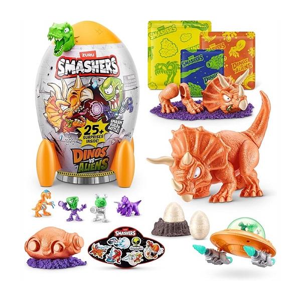 ZURU】 スマッシャーズ ディノ vs エイリアン ミディアム