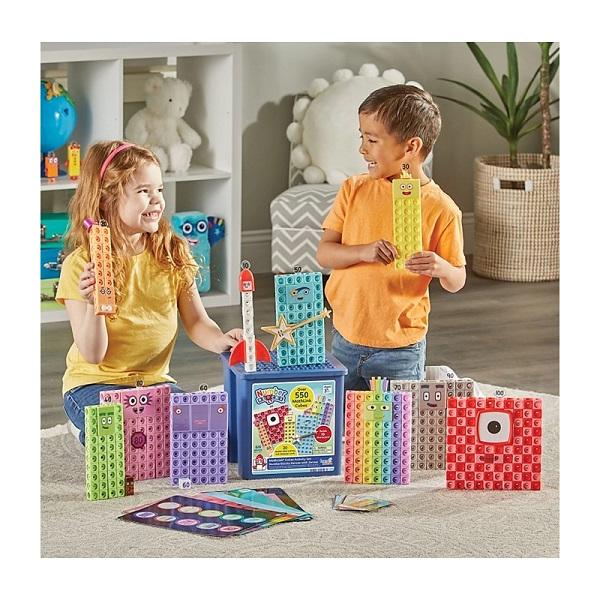 公式ライセンス取得 ナンバーブロックス玩具人気テレビ番組「ナンバーブロックス」からナンバーブロックスの仲間たちが公式ライセンス取得の「ナンバーブロックス ヒーローズ・ウィズ・ゾーズ数学リンクキューブ アクティビティセット」で算数の学びを生き...