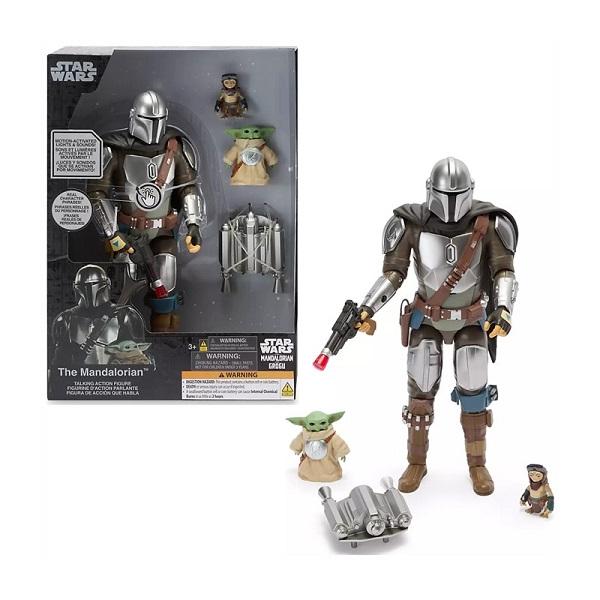 【STAR WARS スターウォーズ】 マンダロリアン＆グローグー ミンチ トーキングアクションフィギュア 26cm/US ディズニー公式/The Mandalorian Talking