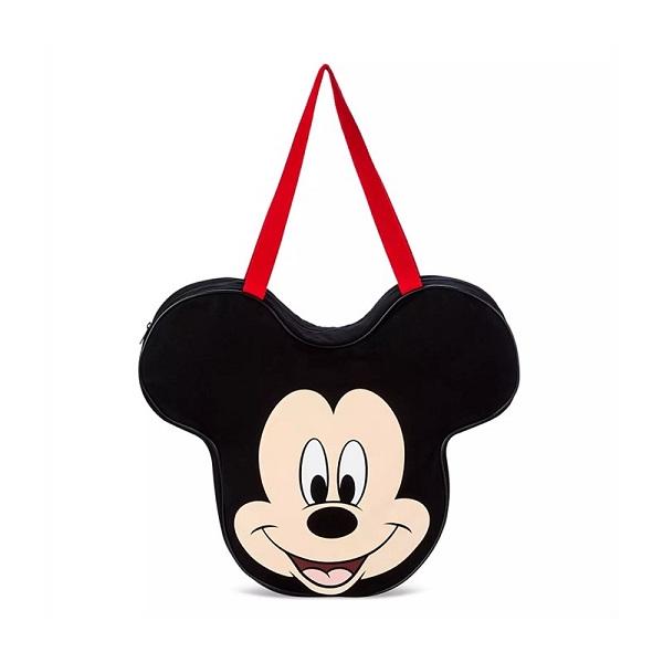 【Disney】 US ディズニー限定 ミッキーマウス ビッグフェイス キャンバス トートバッグ/ミッキー/カバン/ショルダーバッグ/大型バッグ/バレンタイン