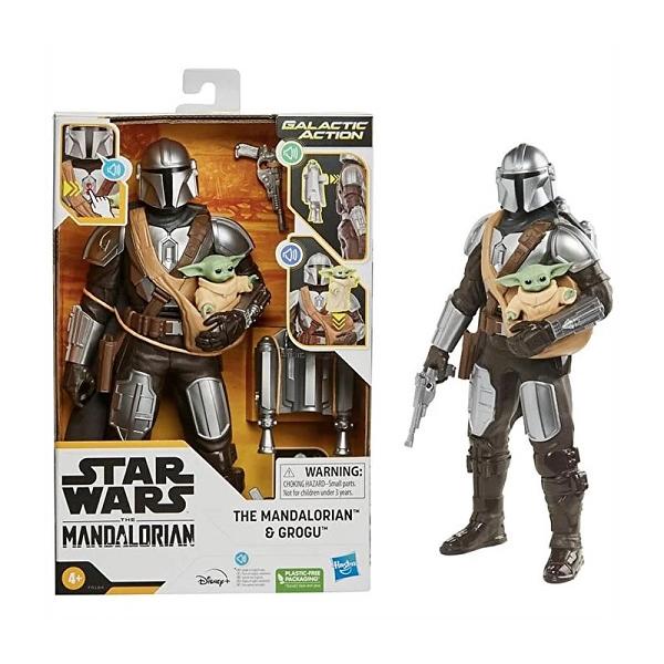 【STAR WARS スターウォーズ】 マンダロリアン＆グローグー トーキングアクションフィギュア/スター・ウォーズ ギャラクティック・アクション/キャラクター