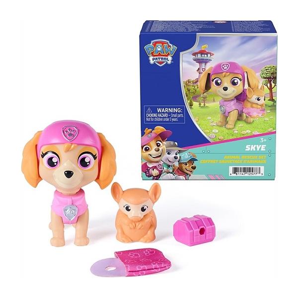 Paw Patrol パウパトロール スカイ ワールド スカイ・アニマル・レスキューセット 赤ちゃんアルマジロ＆スリング付き アクションフィギュア/おもちゃ/プレゼント