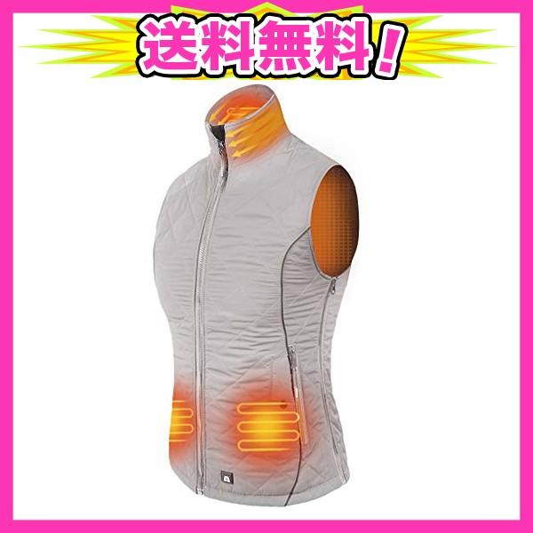 Arris レディース電熱ベストスピードヒート防寒ベスト フリーサイズ５段階温度調整 6枚ヒーター内蔵ヒートベスト バッテリー付き 女性 冷え性対策 Ajプラザ 通販 Yahoo ショッピング