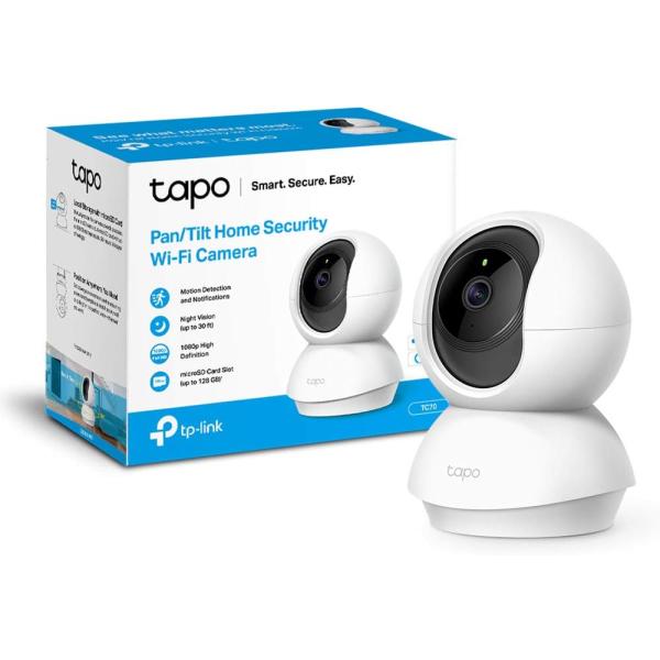 他サイト： TP-Link Wi-Fi ペットカメラ ネットワークカメラ 見守りカメラ 1080p Micro SD 対応 TC70の商品画像