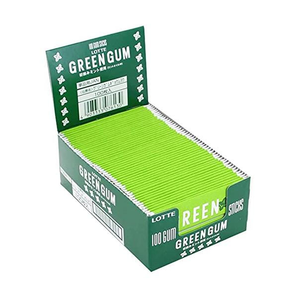 他サイト： ロッテ グリーンガム(業務用) 100枚 ミント味の商品画像