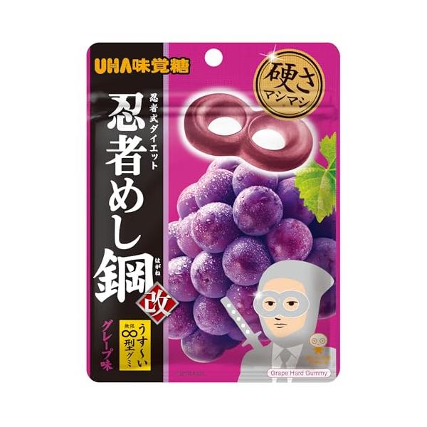 他サイト： UHA味覚糖 忍者めし鋼 グレープ 45g×10袋の商品画像