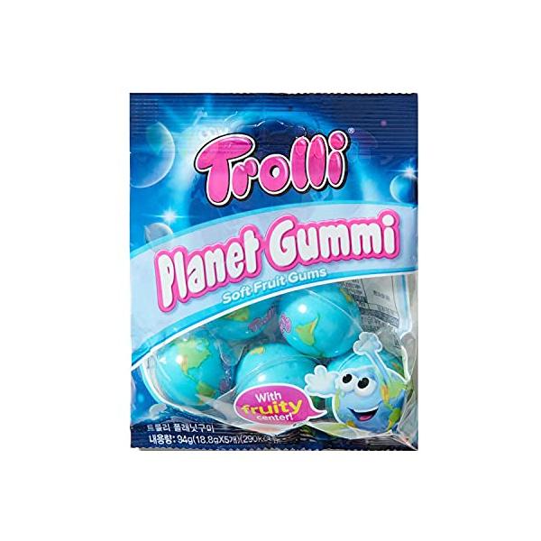 他サイト： Trolli トローリ 地球グミ プラネットグミ内容量up(1個増量)韓国版［並行輸入品］ 94グラム (x 1)の商品画像