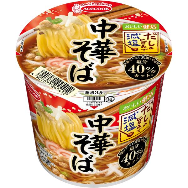 他サイト： エースコック だしの旨みで減塩 中華そば 43g×12個の商品画像