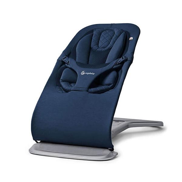 他サイト： evolve(エボルブ)バウンサー エルゴベビー ミッドナイトブルー【FTEGEVLBNCMIDBLU】出産準備 出産祝い おうちで 1か月〜の商品画像