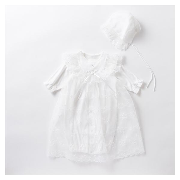 お宮参りや退院のお祝いなどに使っていただけるセレモニードレスです。ドレスorカバーオールがスナップで早変わり！スナップの止め方ひとつで、いろんな動きをカバーします。おむつの取り替えにも便利です。　【メーカー】シンクビー【タイプ】2wayドレ...