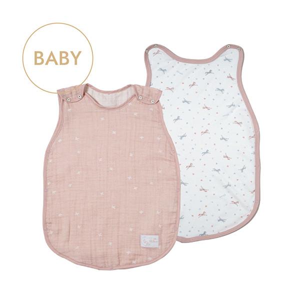 パッとつけ替えて、もっと涼しく！さらふわコットンテンセルのスリーパーにプラスで背中メッシュパーツがつきました。・肩、両脇、股下にスナップボタンを採用。着脱やオムツ替えも楽々・おなかは冷やさず、背中は涼しく。季節の変化（気温）に対応し、背中パ...