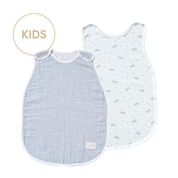 パッとつけ替えて、もっと涼しく！さらふわコットンテンセルのスリーパーにプラスで背中メッシュパーツがつきました。・肩、両脇、股下にスナップボタンを採用。着脱やオムツ替えも楽々・おなかは冷やさず、背中は涼しく。季節の変化（気温）に対応し、背中パ...