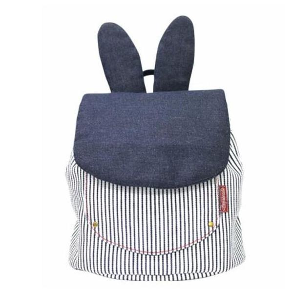 他サイト： ベビーリュック バニー（デニム） イーエクスピージャポン【e-bny01】うさ耳 出産祝い ハーフバースデー プレゼント お誕生日 一升餅も入る大きさの商品画像