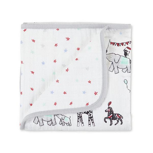 【ミニドリームブランケット 1枚入り】モスリンコットンを4枚重ねにしたブランケット。就寝時やちょっとしたくつろぎ時にも適した大きめサイズで厚みもたっぷり。ベビーカーでのお出掛けや、ドライブのときなどにも便利です。ブランケット以外にも、オムツ...