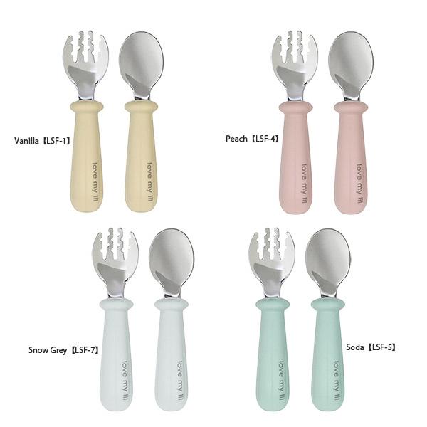 他サイト： ラブマイリル スプーン＆フォーク Vanilla【LSF-1】Peach【LSF-4】Snow Grey【LSF-7】Soda【LSF-5】【ラッピング不可】の商品画像
