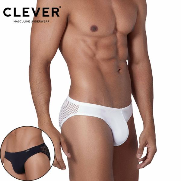 CLEVER URGE BRIEF クレバー ベース ブリーフ ファッション メンズ インナー 通気性 後ろ透明感 メッシュ 高品質生地 運動 ローライズ  スポーツ ビキニ