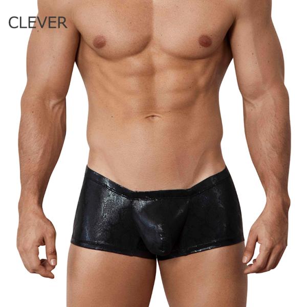 CLEVER BRILLIANT TRUNKS クレバー ローライズ セクシー系 弾力性 ジム タイツ コロンビア製 インナー スポーツ 立体フロント 王道ボクサー
