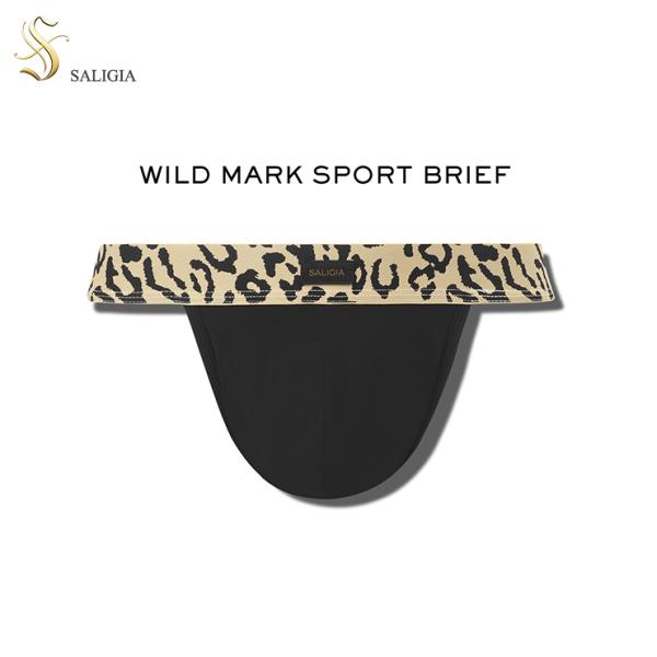 SALIGIA  Mark of the Wild Sport スポーツ ブリーフ 贅沢 男性パンツ 快適なインナー 高品質  ストレッチ 通気性