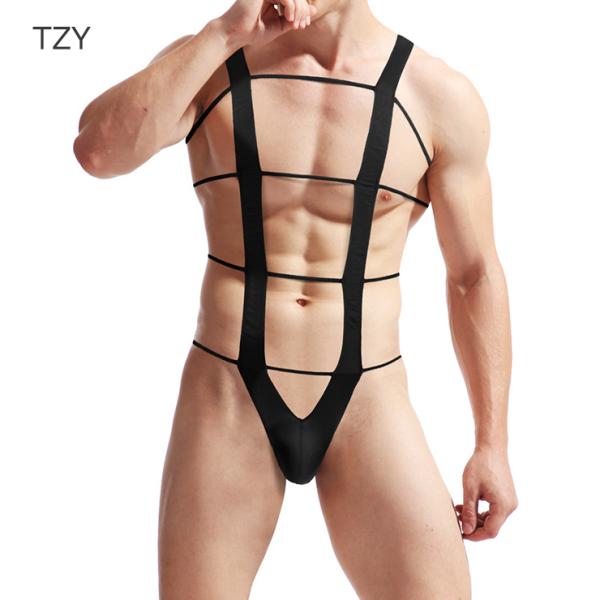 TZY T-バック ファッション メンズ Tバック 肌触り ソフト生地 涼しさ ローライズ 情熱 セクシー 刺激 パッション