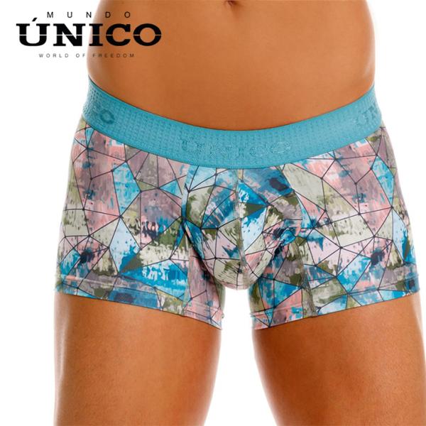 UNICO STAINED GLASS SHORT BOXER スポーツ  セクシー系  ジム タイツ  インナー  立体フロント 王道ボクサー
