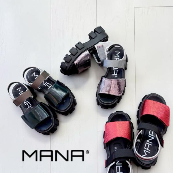MANA（マナ） 2026春夏新作 エアリーソール スポーツ サンダル 厚底