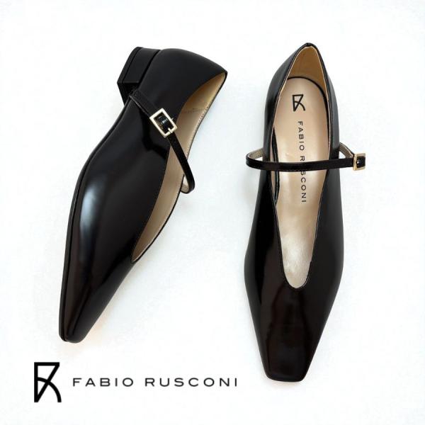 4/12まで限定値下げ中ファビオルスコーニ ストラップパンプス メリージェーン FABIO RUSCONI 2025秋冬新作 ファビオルスコーニ パンプス