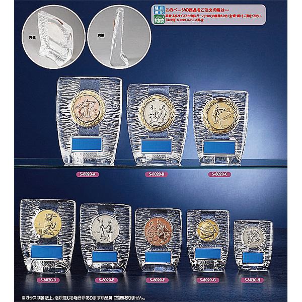 コチラの商品はＡサイズ〜Ｈサイズまで、８つのサイズをご用意しております。【サイズ】S-6020-F　135×100mm（高さ×幅）　重量約590g【材質・加工方法】本体／成型ガラスレリーフ／樹脂※ Ｐ仕様レリーフ金・銀・銅色（φ 40mm・...