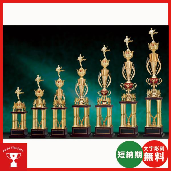 トロフィー TO3257I トロフィー 4本柱トロフィー 文字彫刻無料 優勝