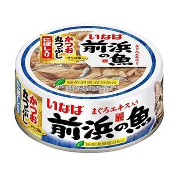 同梱】【48個セット】いなばペットフード 前浜の魚かつお丸つぶし