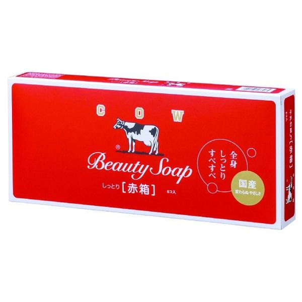 他サイト： 牛乳石鹸共進社　カウブランド　赤箱　6個入の商品画像