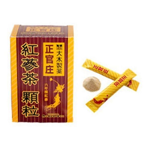 【大木製薬】 正官庄紅蔘茶 顆粒 3g×30包入　健康補助食品　 健康食品　 6年根高麗紅蔘　滋養強壮　健康維持