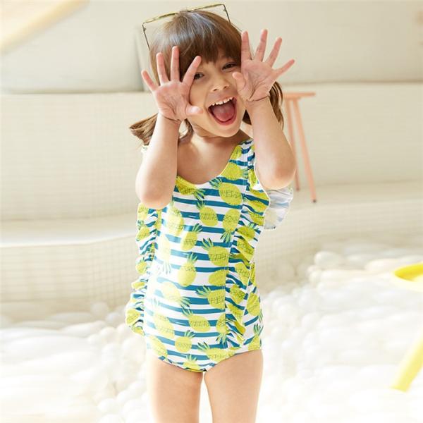 大人気 オールインワン 水着 女の子 水着 キッズ ビキニ キュート 水着 パイナップル柄 子供用 こども 女児 ガールズ みずぎ ベビー水着 80 90 100 110 1 130 Buyee 日本代购平台 产品购物网站大全 Buyee一站式代购 Bot Online