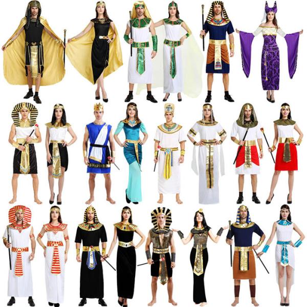 メンズ コスチューム 中東 ファラオ エジプトの女王 舞台衣装 レディース ハロウイン仮装 女性用 男性用 アラビアン 大人 衣装 古代 プリンセス コンパニオン