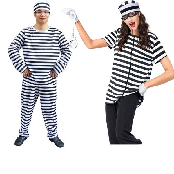 日本代購 Japanchill 日本代購轉運空運船運全球配送 囚人コスプレ囚人服帽子メンズレディース安いハロウィン仮装衣装コスチュームイベントm677 在庫処分