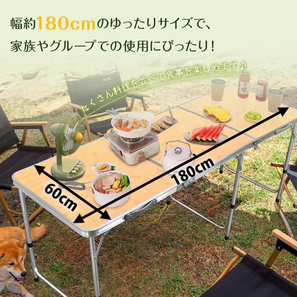キャンプ テーブル アウトドアテーブル 折りたたみテーブル アウトドア