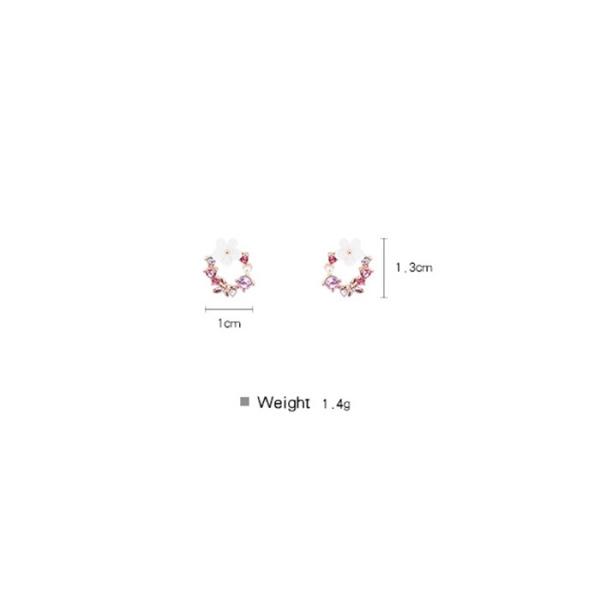 ピアス 可愛い 小さい 花 S925 銀ピン 金アレ対応 ピンク フラワー 花モチーフ おしゃれ パール 蝶々 ジルコン キラキラ カラフル 丸い 両耳 Buyee Servicio De Proxy Japones Buyee Compra En Japon