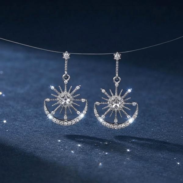 金アレ対応 ピアス 月 星 モチーフ 樹脂ポスト ゴールド 揺れる ゆらゆら 太陽 サン ムーン 上品 カジュアル きれいめ 大人可愛い おしゃれ ギフト プレゼント