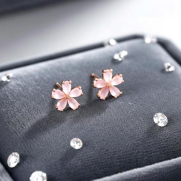 数量限定 ピアス 桜 さくら サクラ ピンク フラワー 花 モチーフ