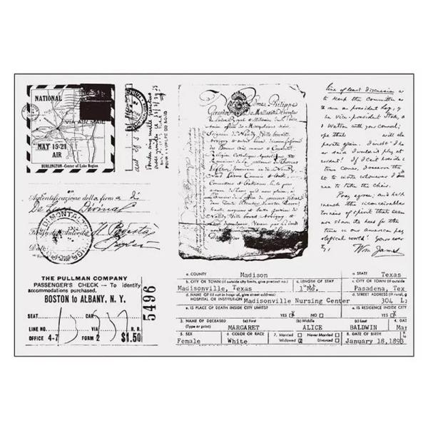 領収書チケットジャンクジャーナル【新品・未使用クリアスタンプ/アクリルスタンプ】 領収書チケットジャンクジャーナル【新品・未使用クリアスタンプ