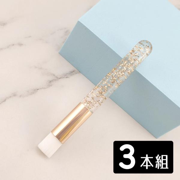 ステンシルやコラージュアイテムの着色に細かな部分の着色が得意なブラシです。コラージュアイテムのフチをブラシで少し着色するだけでヴィンテージな雰囲気に♪■内容：ステンシルブラシ3本セット■サイズ（約）　ブラシ：直径1.1x高9.6cm（刷毛部...