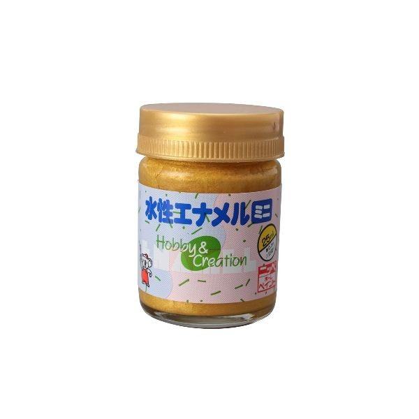 「直送」 ニッペホームプロダクツ 49365597 直送 代引不可・他メーカー同梱不可 水性エナメルミニ ２５ｍｌ パールゴールド ＨＳＢ０３０−２５