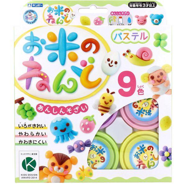 他サイト： 4973107881024 ギンポー お米のねんど パステル 9色セット【キャンセル不可】の商品画像