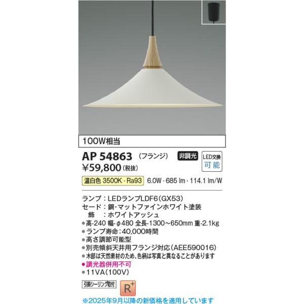 KOIZUMI（コイズミ） 安心のメーカー保証 【インボイス対応店】AP54863