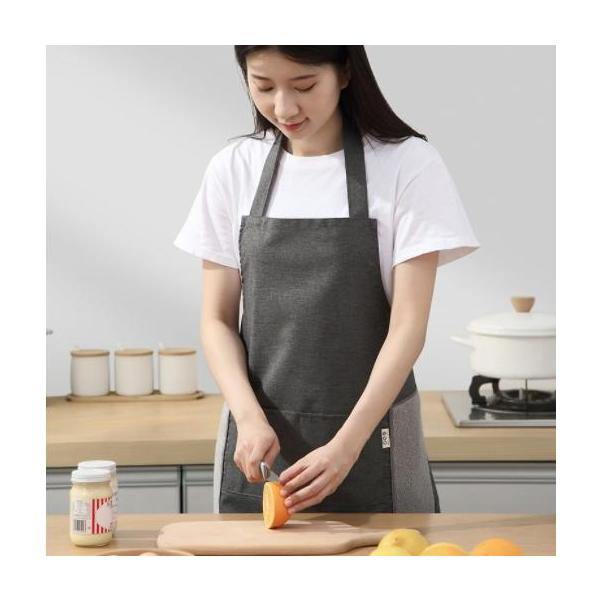 エプロン おしゃれ 北欧 ナチュラル ショート丈 レディース カフェ キッチン シンプル