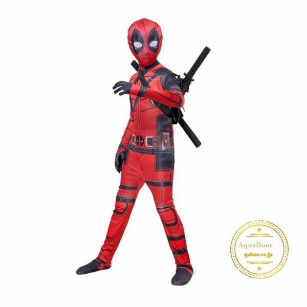 コスプレ 仮装 衣装 ハロウィン コスチューム パーティーグッズ 子供用デッドプール ハロウィン 仮装 演出 公演 仮装 Cosplayパーティー